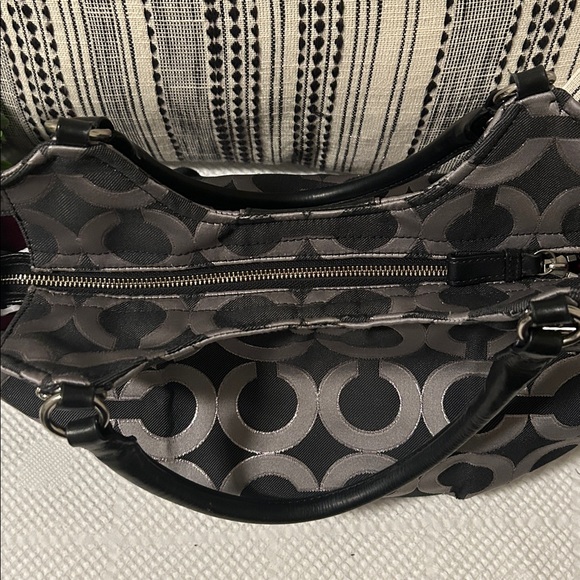 Coach Madison Denim Black and Gray Shoulder Bag Set - Picture 8 of 15